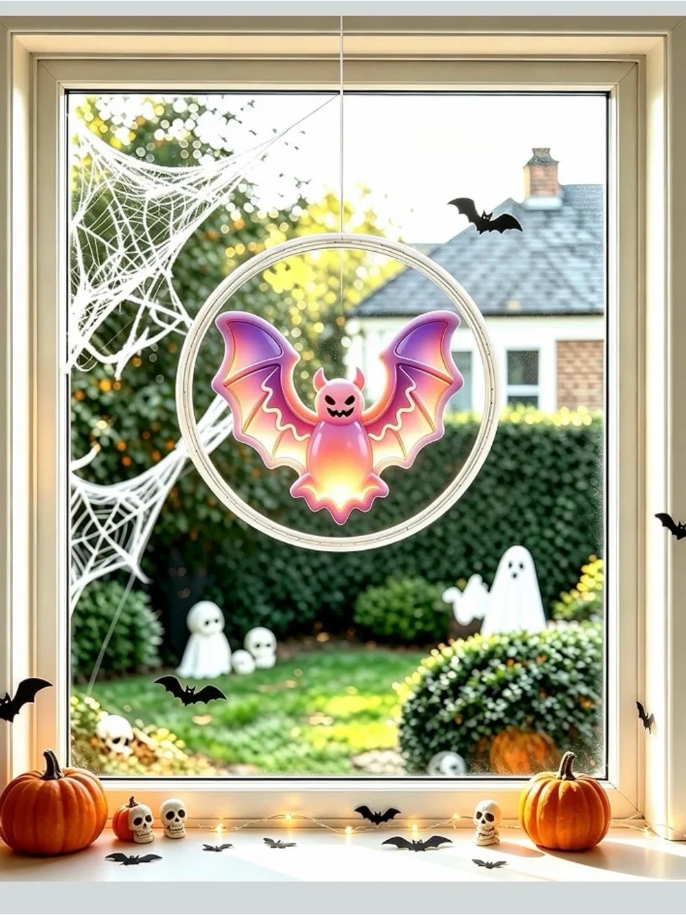 3 Pack Rechargeable Halloween Window Lights, NEW in Box
